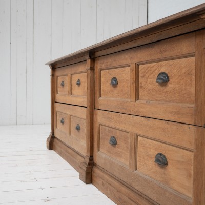 French Oak Haberdashery Cabinet, C.1920