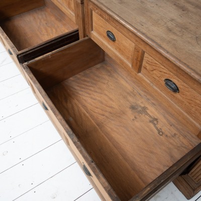 French Oak Haberdashery Cabinet, C.1920