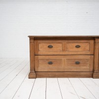 Meuble de mercerie en chêne, 1920