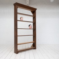 Bibliothèque en chêne, début XXe siècle