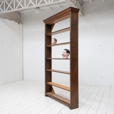 Bibliothèque en chêne, début XXe siècle