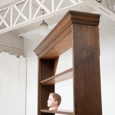 Bibliothèque en chêne, début XXe siècle