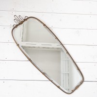 Italian Brass mirror, 1950