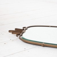 Italian Brass mirror, 1950