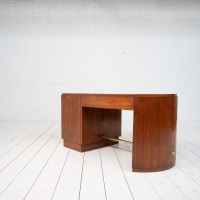 Bureau Art Déco en palissandre à 5 tiroirs – France, vers 1930