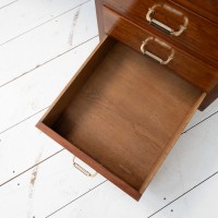 Bureau Art Déco en palissandre à 5 tiroirs – France, vers 1930