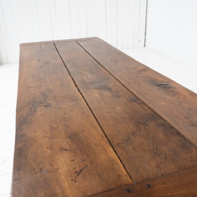 French oak table, 18th century