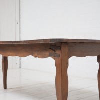 Table en chêne, XVIIIème