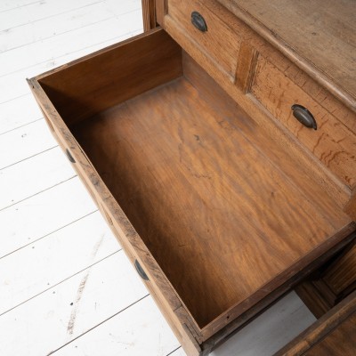 French Oak Haberdashery Cabinet, C.1920