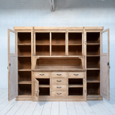 Large Glazed Pine Dresser c.1920