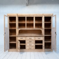 Large Glazed Pine Dresser c.1920