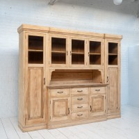 Large Glazed Pine Dresser c.1920
