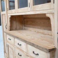 Large Glazed Pine Dresser c.1920