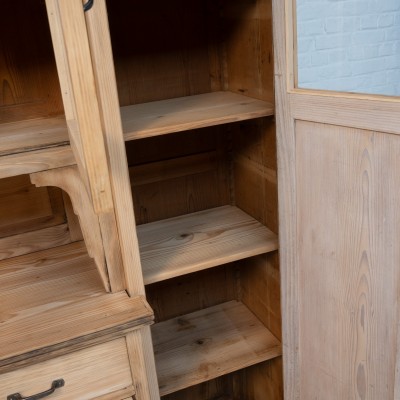 Large Glazed Pine Dresser c.1920