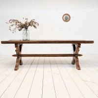 large  French monastery table