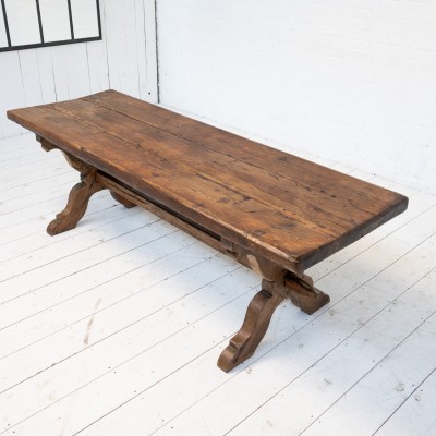 large  French monastery table