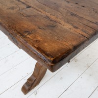 Grande table de monastère en chêne massif