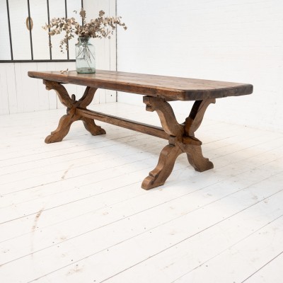 large  French monastery table
