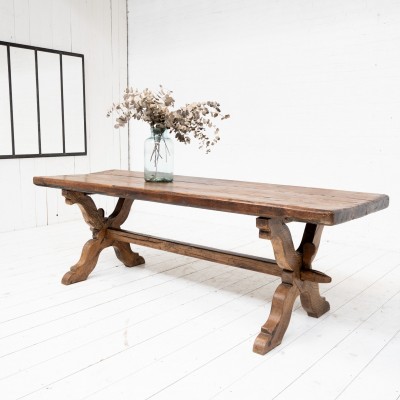 large  French monastery table