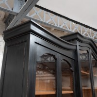 Art Nouveau Blackened Wood Bookcase, circa 1910