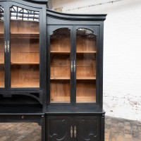 Art Nouveau Blackened Wood Bookcase, circa 1910