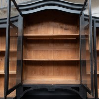 Art Nouveau Blackened Wood Bookcase, circa 1910