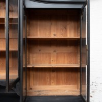 Art Nouveau Blackened Wood Bookcase, circa 1910