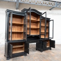 Art Nouveau Blackened Wood Bookcase, circa 1910