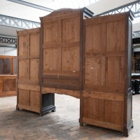 Art Nouveau Blackened Wood Bookcase, circa 1910