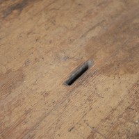 Antique Pine Counter with Two Drawers – Early 20th Century