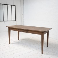 Antique French Oak Farm Table – Early 20th Century