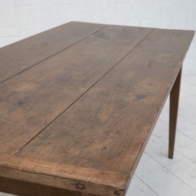 Table de ferme ancienne en chêne – Début XXᵉ siècle