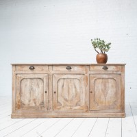 Bleached cherrywood sideboard dating from the 19th century