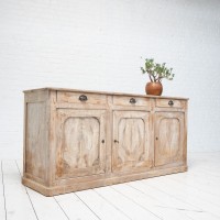 Bleached cherrywood sideboard dating from the 19th century