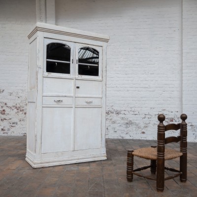 2-door wooden wardrobe early 20th century.