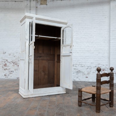 2-door wooden wardrobe early 20th century.