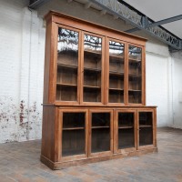 Antique Cherry Wood Drugstore Display Cabinet – Early 19th Century