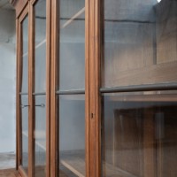 Antique Cherry Wood Drugstore Display Cabinet – Early 19th Century