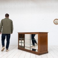 Comptoir / vitrine en chêne 1930