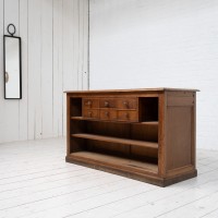 Comptoir / vitrine en chêne 1930