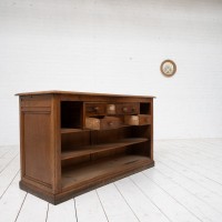 Comptoir / vitrine en chêne 1930