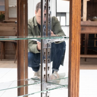 Comptoir / vitrine en chêne 1930