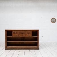 Comptoir / vitrine en chêne 1930