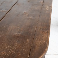 Large wooden community table, early 20th century