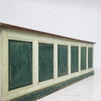 Grand comptoir de commerce en bois, Début XXème siècle