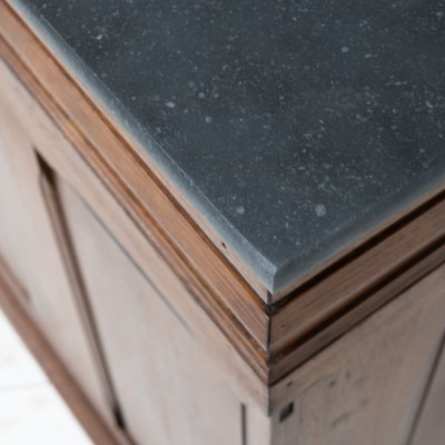 Ancien bar en chêne et pierre, début XXème