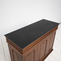 Ancien bar en chêne et pierre, début XXème