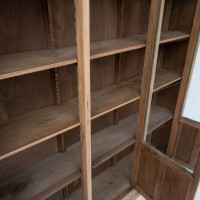 Bibliothèque en chêne 3 portes, XXème