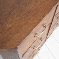 Meuble de mercerie à tirois en chêne - 1920