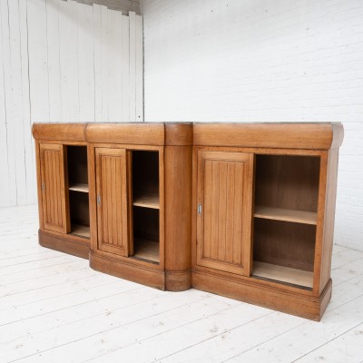Wood and marble back bar — Art Deco — 1920.